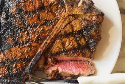 Photo of a T-bone steak